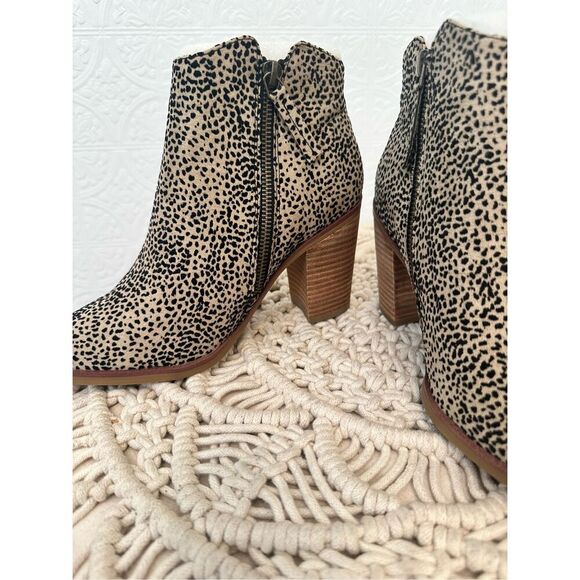 MIA Women’s Patton Leopard Western Inspired Booties Size 6 Wide New - Picture 5 of 6